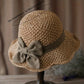 🔥 Venta caliente 40% DE DESCUENTO🔥 Elegante sombrero de paja tejido con lazo