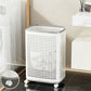 🧺 ¡50% DE DESCUENTO AHORA! 🌀 Cesto de ropa grande ventilado – Movilidad sin esfuerzo, diseño ventilado y tapa que oculta 🏠