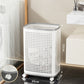 🧺 ¡50% DE DESCUENTO AHORA! 🌀 Cesto de ropa grande ventilado – Movilidad sin esfuerzo, diseño ventilado y tapa que oculta 🏠