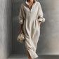 Women's Elegant Dress with Drawstring Waist