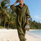 Women's Elegant Dress with Drawstring Waist