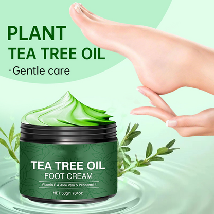 🥳2026 ¡OFERTA ESPECIAL!🥳💞¡Más de 50 MIL VENDIDOS!✨ 💝Crema Hidratante para Pies de Aloe Vera y Árbol de Té calmante