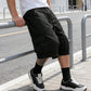 Men's Plus Size Casual Drawstring Capri Pants