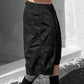 Men's Plus Size Casual Drawstring Capri Pants
