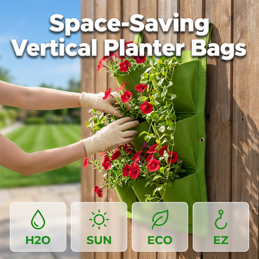 📢📢Compre 3 y Reciba 1 Gratis⏰Bolsas Verticales Ahorradoras de Espacio para Plantas🪜🌱
