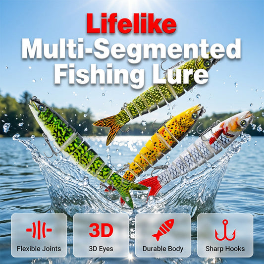 Señuelo de pesca biónico multisegmentado