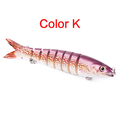 Señuelo de pesca biónico multisegmentado