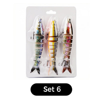 Señuelo de pesca biónico multisegmentado