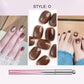 💝💫Pluma de gel todo en uno para manicuras ojo de gato – ¡Crea un impresionante efecto ojo de gato de una sola pasada! Gel magnético, brillo duradero, resultados de salón en casa. 🖤🌌