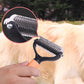 🐕 50% OFF NOW! 🐈 Double-Sided Deshedding Pet Grooming Brush – Dual-Sided Design, Ergonomic Handle & Gentle Grooming ✨