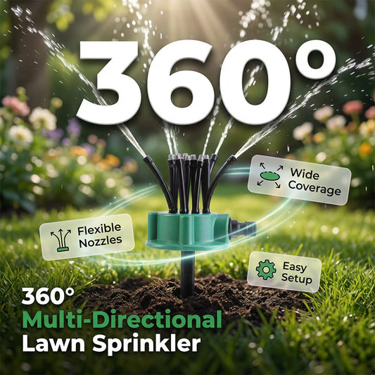 🥳OFERTA ESPECIAL 2026🥳💞¡MÁS DE 50 MIL UNIDADES VENDIDAS!🌸🔄 ¡50% DE DESCUENTO! Aspersor de riego de precisión – 360° multidireccional, patrones de pulverización personalizados. Suave con las plantas delicadas. Ahorra agua, cultiva mejor. 🌱✅