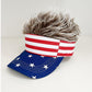 🧢 LIMITED-TIME 50% OFF! ✨ Novelty Wig Baseball Cap – Fake Hair, Adjustable, Sun Protection 😂