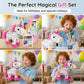 🔥55% OFF 🦄DIY Color-In Unicorn Plush Toy Kit, Washable Reusable Coloring Stuffed Animal, Creative Art Craft Set for Kids Birthday Gift