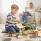 🦖 50% OFF! ✨ Kids Fun & Educational Dinosaur Toy Kit – Lifelike Figures, Tear-Resistant Waterproof Rubber & T-Rex Storage Box – Spark Imagination & Learning for Ages 3-6 🦕