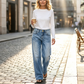 👖 50% OFF NOW! ✨ Premium Loose Fit Straight Leg Jeans – High-quality denim & relaxed comfort – Perfect for daily wear or casual style – effortless and versatile 🌿💙✨