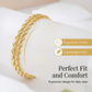 ✨ 2026 Sale — Over 49,000 Sold!💛 Gold Double-Layer Link Bracelet – Timeless Elegance & Polished Shine 🌟