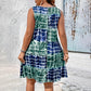 👗 2026 Sale — Over 59,000 Sold! 🎨 Women's Sleeveless V-Neck Tie-Dye Dress – Flowy A-Line Art ✨