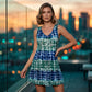 👗 2026 Sale — Over 59,000 Sold! 🎨 Women's Sleeveless V-Neck Tie-Dye Dress – Flowy A-Line Art ✨