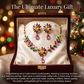 📢📢50% OFF !! ⏰ Women Casual Colorful Floral Necklace Set – Vibrant flowers, lightweight & elegant – Perfect for everyday wear & special occasions ✨
