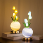 🌷 50% OFF NOW! 💡 Elegant Tulip Bouquet Night Light – Soft Ambient Glow, Premium Glass & Versatile Decor 🏠