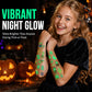 Luminous Halloween Temporary Tattoos for Kids Cartoon Waterproof Glowing Stickers