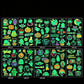 Luminous Halloween Temporary Tattoos for Kids Cartoon Waterproof Glowing Stickers