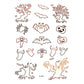 Luminous Halloween Temporary Tattoos for Kids Cartoon Waterproof Glowing Stickers