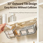 📢📢50% OFF !! ⏰Under Shelf Pull-Out Drawer Organizer – Space-Saving Design, Clear Front Panel & Drill-Free Installation 📦