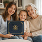 📜 50% OFF! 🪦 United States Birth Certificate Holder – Elegant Gold Foil Protective Cover – Durable, Slim & Multi-Document Compatible