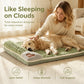 🐱🐶Thick Plush Pet Sleeping Mat with Raised Headrest for Dogs & Cats☁️