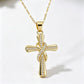 🎉 2026 Sale — Over 20 800 Sold!✨ Women's Sparkling Twisted Knot Cross Pendant Necklace