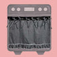 🏡 LIMITED-TIME 50% OFF ✨ Farmhouse Oven Door Skirt — Classic Plaid, Ribbon Ties, Ruffled Hem