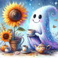 📢📢50% OFF !!⏰🎉 2026 Sale — Over 11,000 Sold! 👻 Halloween Cute Ghost Diamond Art Kit – HD Canvas & 5D Resin Crystals – Spooky Fun DIY Decor! ✨