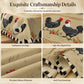 🎉 2026 Sale — Over 13,000 Sold! 🐓 Vintage Rooster Tablecloth – Waterproof, Oil-Proof, Scalloped Lace – Rustic Charm That Protects Your Table ✨