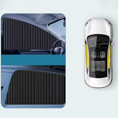 🚗🛡️Magnetic Track Universal Car Side Window Privacy Sunshade Curtain🛡️ Easy Install, Privacy Protection, Essential for Summer Drives!
