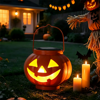 Solar Pumpkin Lantern Halloween