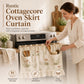 📢📢40% OFF !! ⏰ Oven Skirt Curtain with Pockets – Decorative, Storage‑friendly, Durable ✨