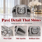 🎁2026 New Arrivals 49% OFF💥Elegant Sparkly Square Halo Ring