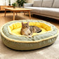 📢📢50% OFF !! ⏰ All‑Season Ergonomic Comfort Pet Bed – Snug, Breathable, Cozy ✨