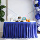 Pleated Table Skirt for Events