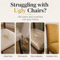 🪑 ✨ Washable Stretch Chair Cover – Baroque Gilded Print, High‑Density Elastic Fabric ✨