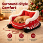📢📢40% OFF !! ⏰Christmas Sleigh Pet Bed with Removable Cushion