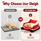 📢📢40% OFF !! ⏰Christmas Sleigh Pet Bed with Removable Cushion