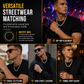 🔥 LIMITED‑TIME 50% OFF! ✨ Men’s Hip Hop Round Rhinestone Necklace – Sparkly, Comfortable, Street‑Ready ✨