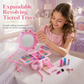 Washable Kids Princess Makeup Toy Set for Girls with Lipstick Eyeshadow Nail Polish and Makeup Case