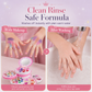 Washable Kids Princess Makeup Toy Set for Girls with Lipstick Eyeshadow Nail Polish and Makeup Case