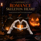 🎃New Arrival🔥Halloween Resin Skeleton Figurine with Heart Hand Gesture for Home Bedroom Desktop Decoration