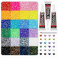 AB Color Jelly Flatback Resin Rhinestones Kit with Storage Organizer Box Glue and Tools for DIY Nail Art Clothes and Phone Case Decoration