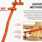 🔧 50% OFF NOW! 📐 Deck Board Straightener – Multi-Angle Leverage, Heavy-Duty Steel & One-Man Operation – For Woodworking & Flooring 🛠️
