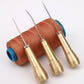 ⏳Time-Limited Special⏰5PCS Leather Sewing Awl Kit – High-Strength Steel & Copper Handle